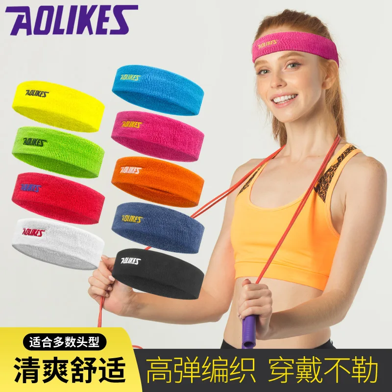 

Outdoor Sports Breathable Sweat Absorption Belt Towel Head Belt Men and Women Pure Cotton Sports Protection