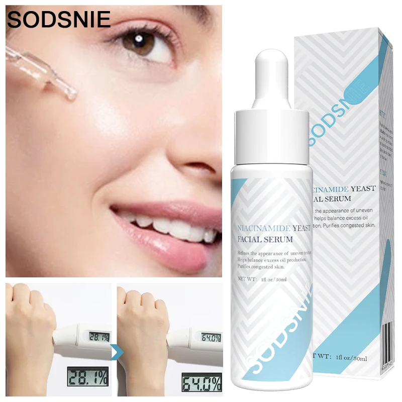 

Face Serum Whitening Moisturizing Anti-Wrinkle Shrink Pores Anti-Acne Anti-Aging Oil Control Brighten Niacinamide Skin Care 30ml