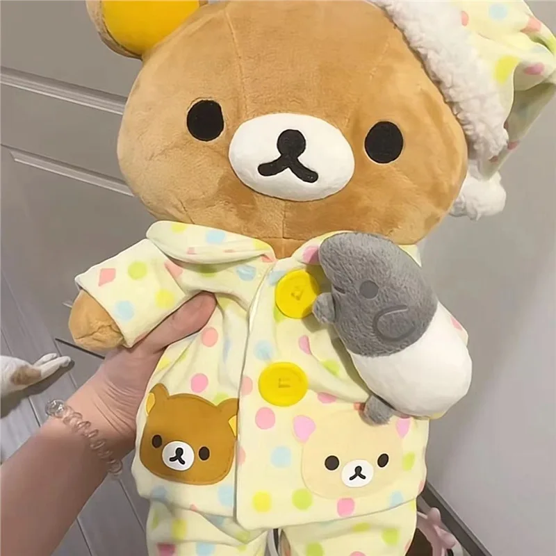 Rilakkuma пижамы плюшевые куклы мультяшные украшения для спальни периферийные