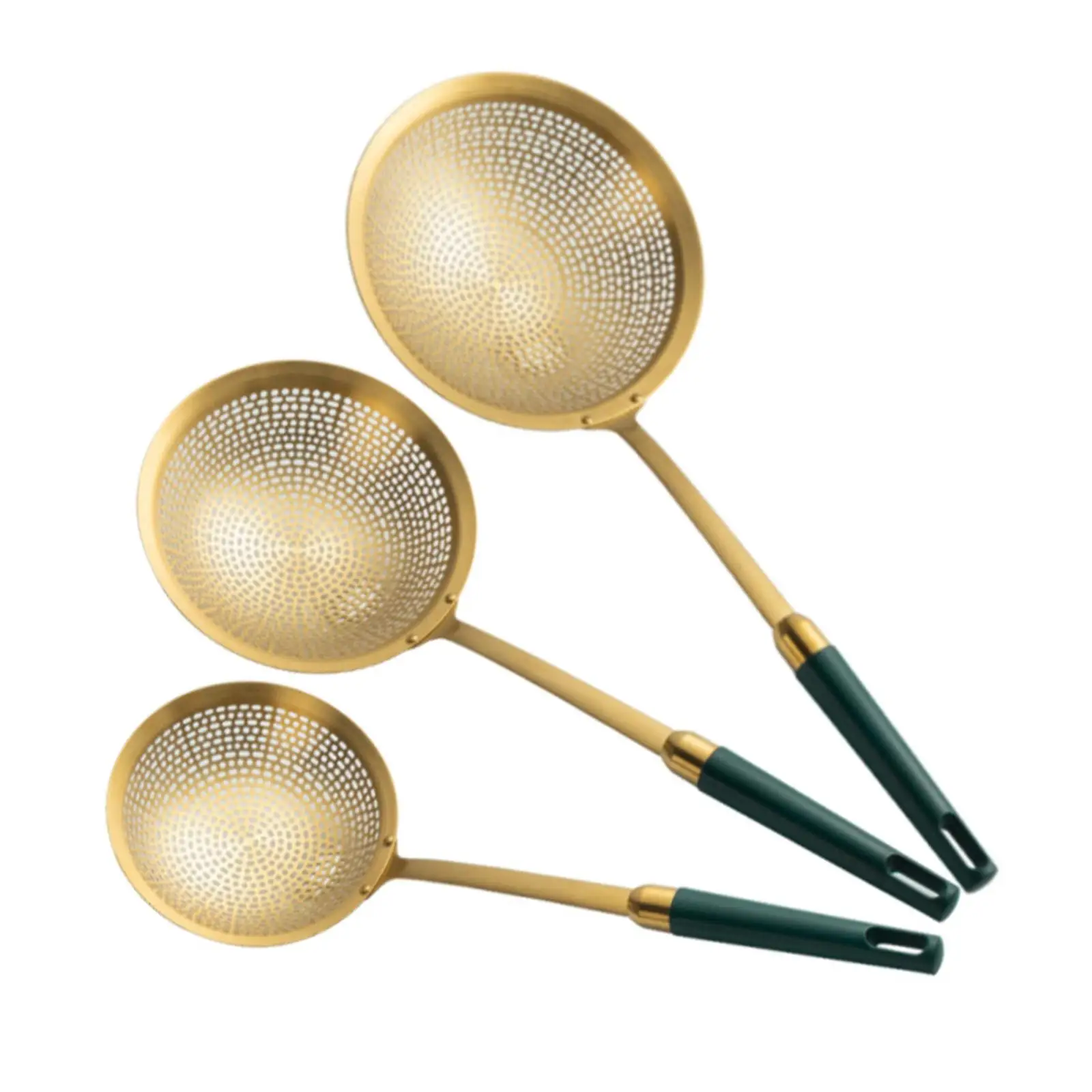 

Дуршлаг Из Нержавеющей Стали, износостойкий разделитель для соусов, лапши, масла, жареной еды, посуда с длинной ручкой