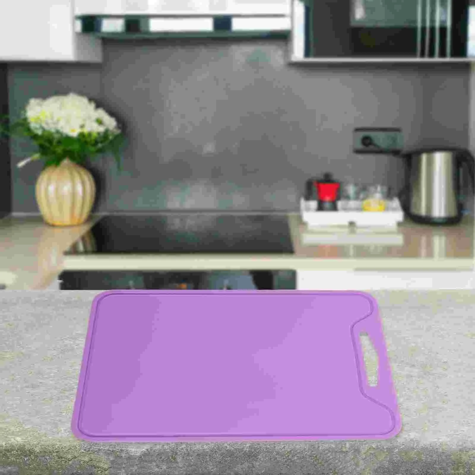 

Square Silicone Cutting Board Travel Flexible Mats Practical Chopping Silica Gel Kitchen