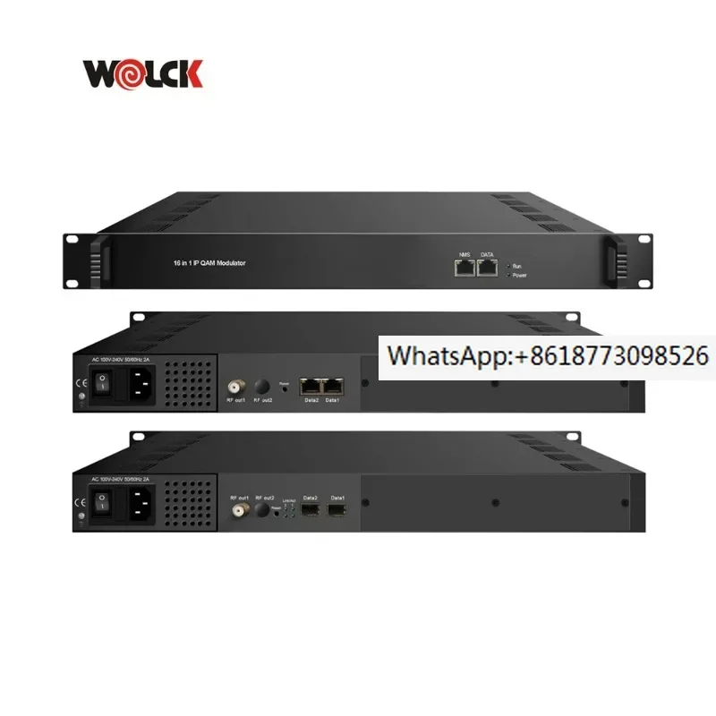WOLCK 16 32-носочный MPTS SPTS DVBC IP QAM Цифровой модулятор