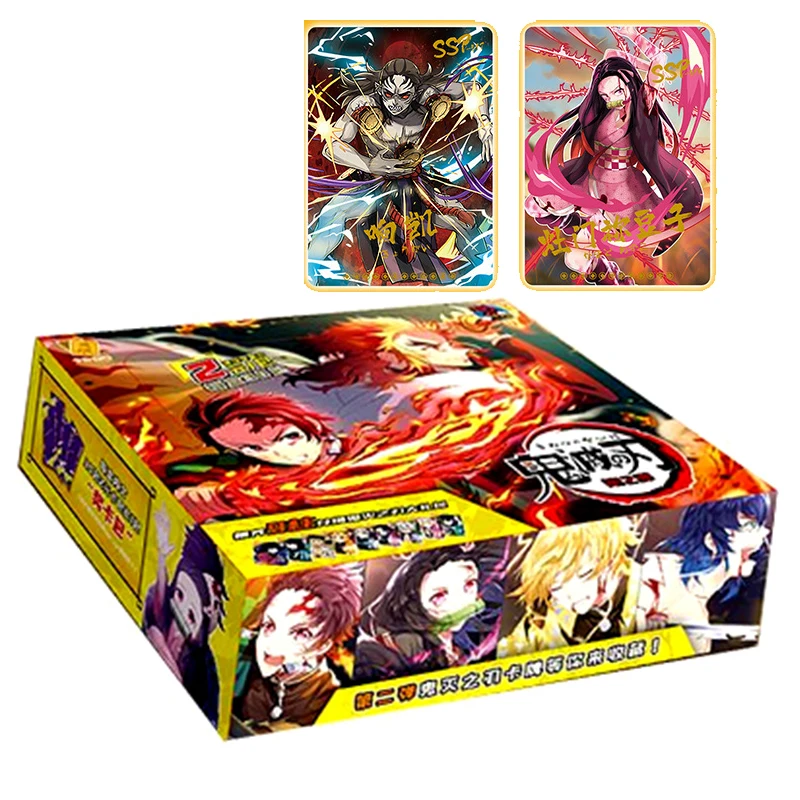 

Карты аниме-фигурки рассекающих демонов, игровые карты TCG Kimetsu No Yaiba, настольные игрушки для семейных игр, рождественский подарок для детей