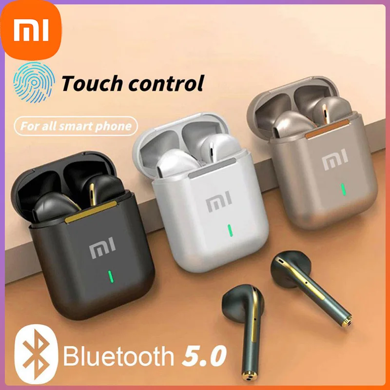 Беспроводные наушники-вкладыши Xiaomi J18 Bluetooth 5,0, TWS наушники с шумоподавлением, наушники-вкладыши с сенсорным управлением, гарнитура громкой связи