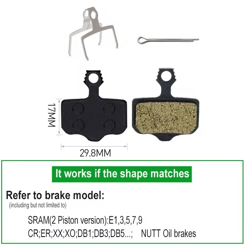 Комплект Совместимых Дисковых Тормозных Колодок Avid Elixir — Гидравлические