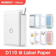 Niimbot-D110 D11 D101 스마트 휴대용 미니 포켓 감열 스티커 메이커, 자체 접착 라벨 프린터, 사무실 및 가정용