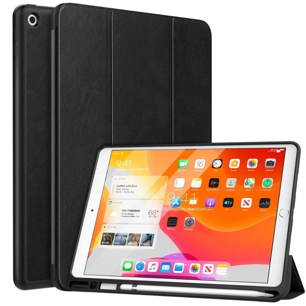 

MoKo Case For 2019 New iPad 10.2" with Apple Pencil Holder,Slim Lightweight Smart Shell Stand Cover 7th Gen 2019