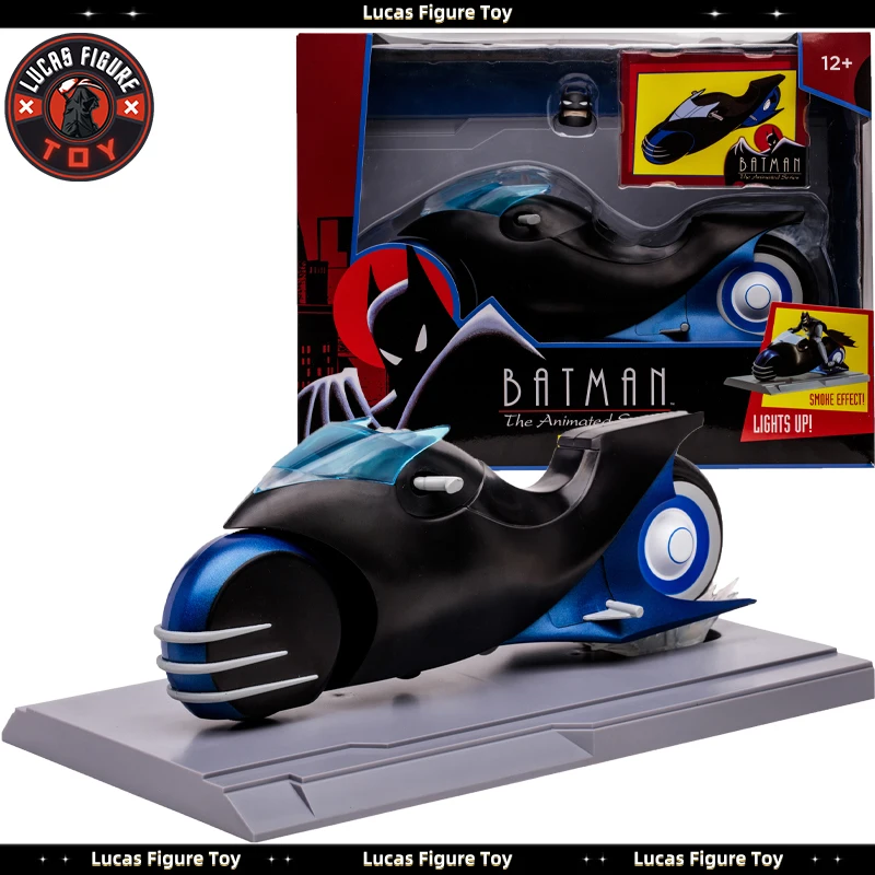 

New In Stock Batman - The Animated Series Vehicle Dc Comics Batcycle Figure Mcfarlane Toys Original Genuine