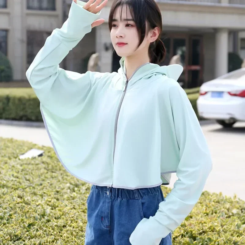 

Толстовка Женская с длинным рукавом и защитой от УФ-лучей