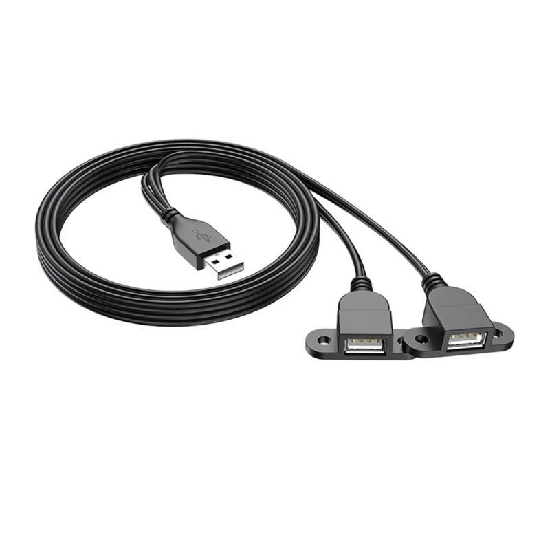 USB-кабель для зарядки USB-разветвитель USB папа на 2 гнезда гнездо