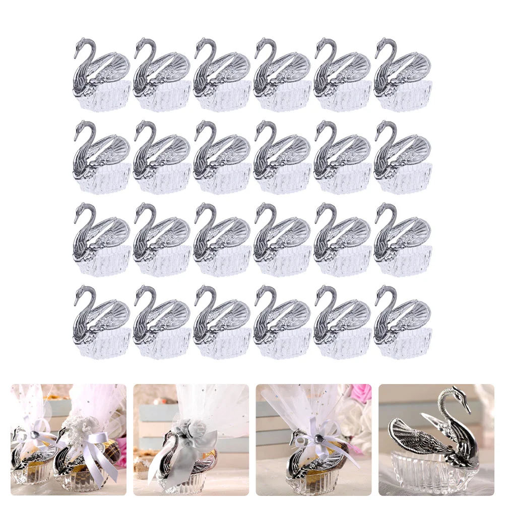 

Candy Box Boxes Wedding Gift Swan Favor Chocolate Favors Party Treat Shaped Cases Shower Holders Christmas Presents Container