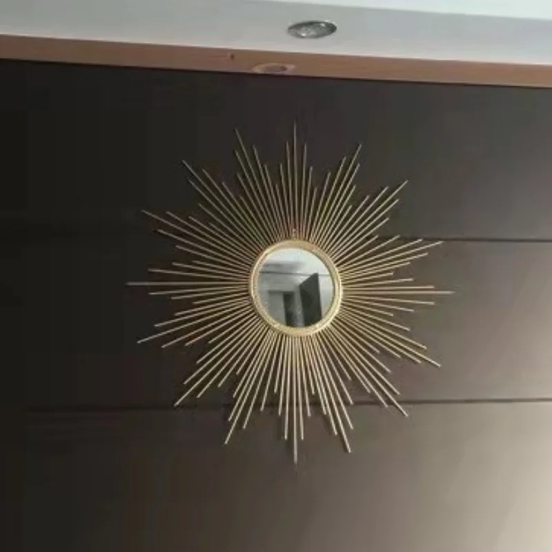 

Gold Boho Wall Decorative Mirrors Aesthetic Macrame Decorative Mirrors Room Boho Decor Decoration Salon Aesthetic Room Decor