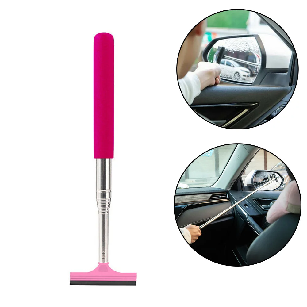 

Rubber + Stainless Steel Durable High Quality Brand New Mirror Wiper Wiper Black Mirror Wiper Rearview Mirror Wiper