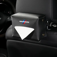 car tissue box towel sets car sun visor tissue box holder auto interior storage decoration for bmw f30 g20 g30 car accessories