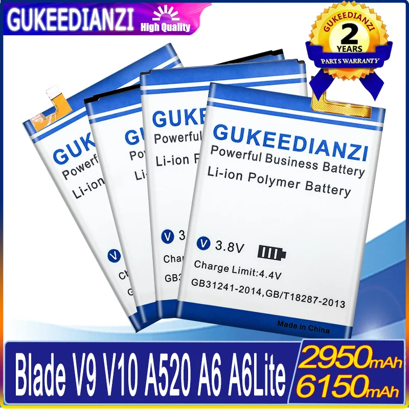 

Сменная батарея для ZTE MF91 MF90/Axon 7/Grand S Flex/MF910/Blade V9 V10 V9Vita A7Vita/Blade A520 A521/A6 A6020/A6 Lite