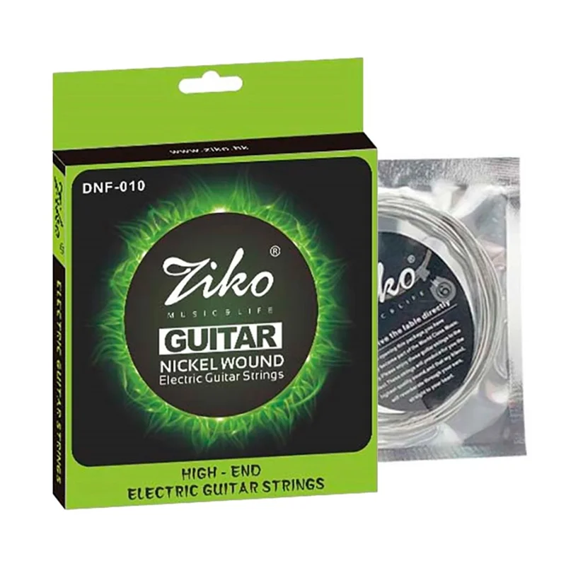Ziko DNF 010 Струны для электрогитары никелированные гитарные струны из углеродистой