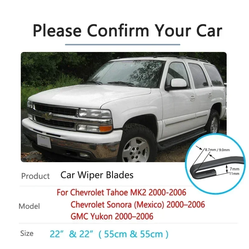 Для Chevrolet Tahoe Sonora MK2 GMC Yukon 2000 2001 2002 2003 2004 2005 2006 дворники автомобильные аксессуары