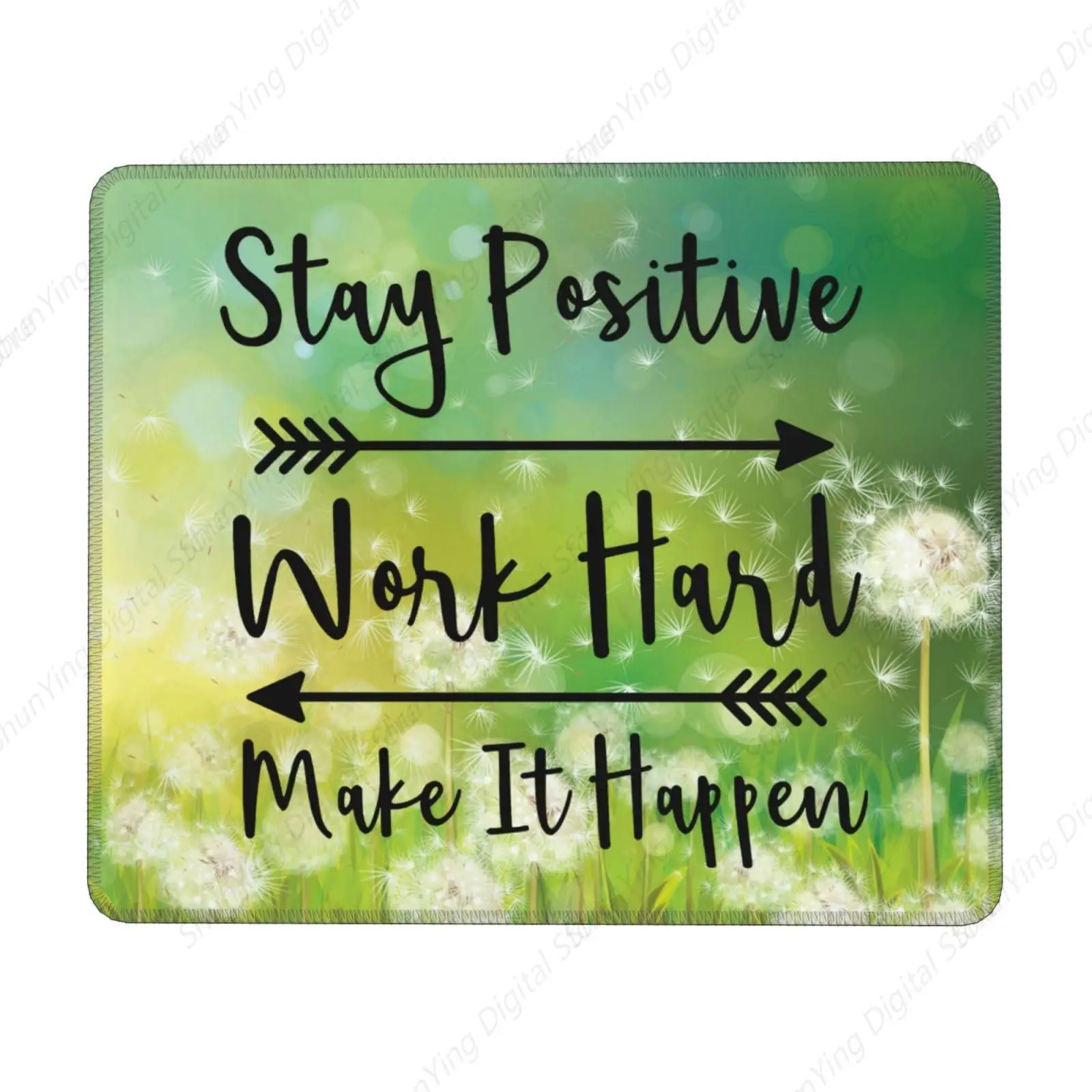 Поддерживающий положительный противоскользящий резиновый коврик для мыши с