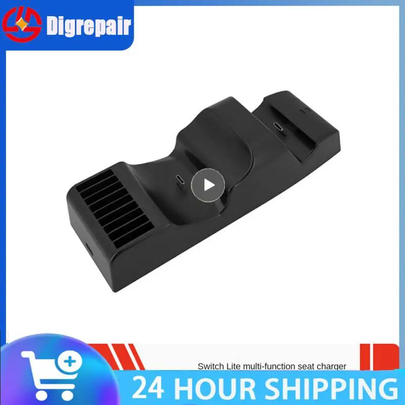 

Charger Run Smoothly Black Charger With Card Slot No Delay Plug And Play Game Component Charging Base Not Stuck 116.6 Grams