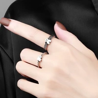 lovely bear opening rings adjustable vintage simplicity female trend jewelry fashion exquisite creative jewelry gift