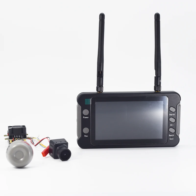 5 8G 48CH 2000 мВт Передатчик Tarlight 2 CMOS 1200TVL FPV камера и монитор DVR 40CH 4 3 дюймов ЖК-дисплей