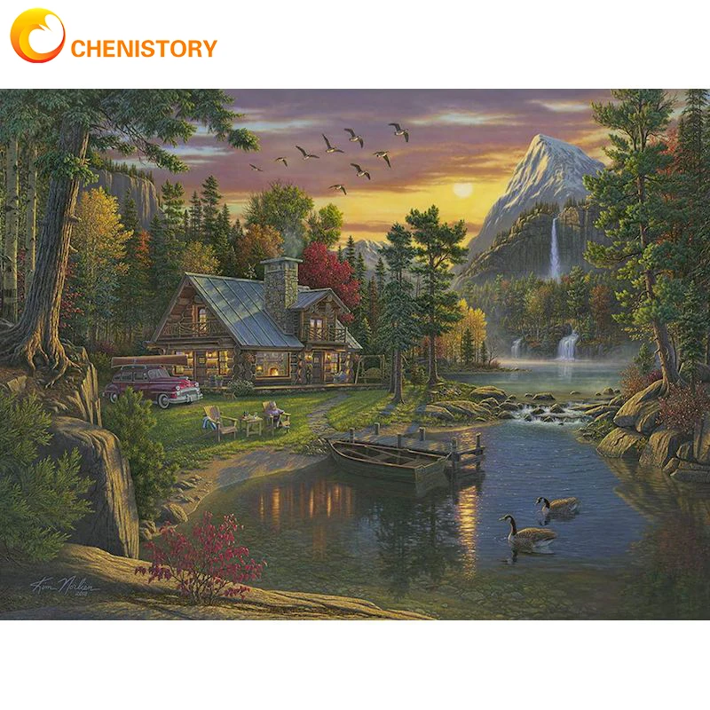 

Набор для рисования по номерам на холсте, для взрослых