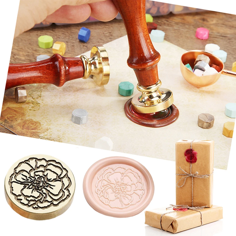 

Seal Copper Head 3D Relief Sealing Wax Copper Head Exquisite Creative DIY Manual Account Invitation Envelope Gift Scrapbooking