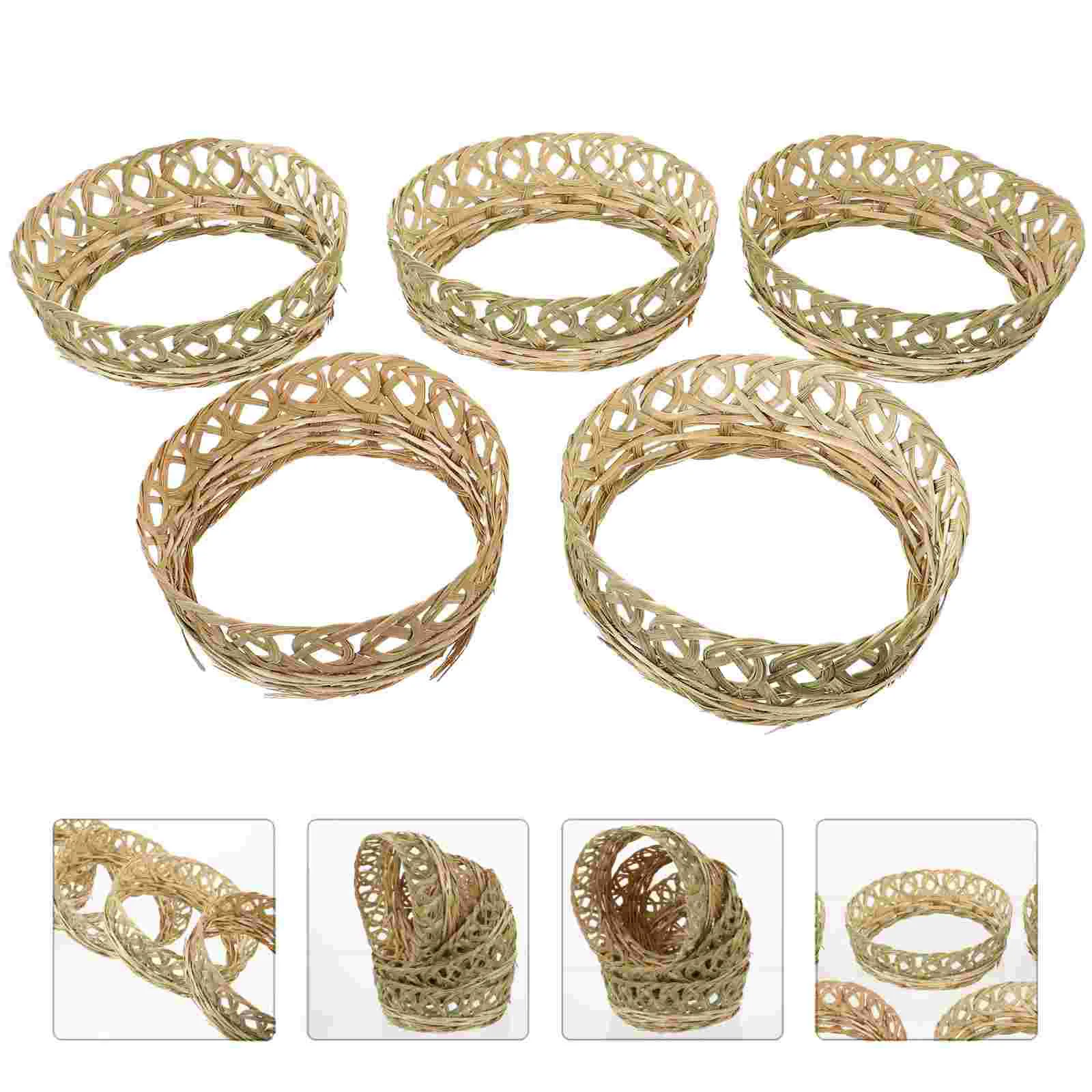 

Hat Straw Weaving Hand Coolie Chinese Rice Ringscap Hoop Ring Conical Lifeguard Making Wedding Craft Accessories Fish Weave