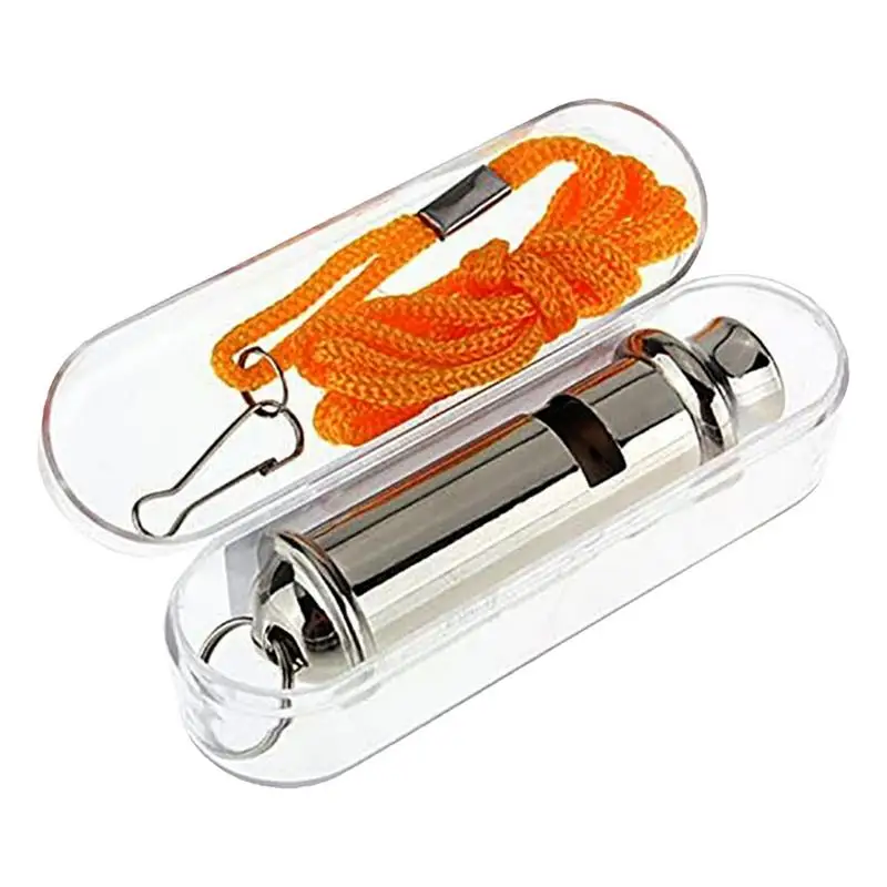 niewoli ze stali nierdzewnej gwizdek o wysokiej częstotliwości decybeli głośny i wyraźny dźwięk fletowy do gier sportowych