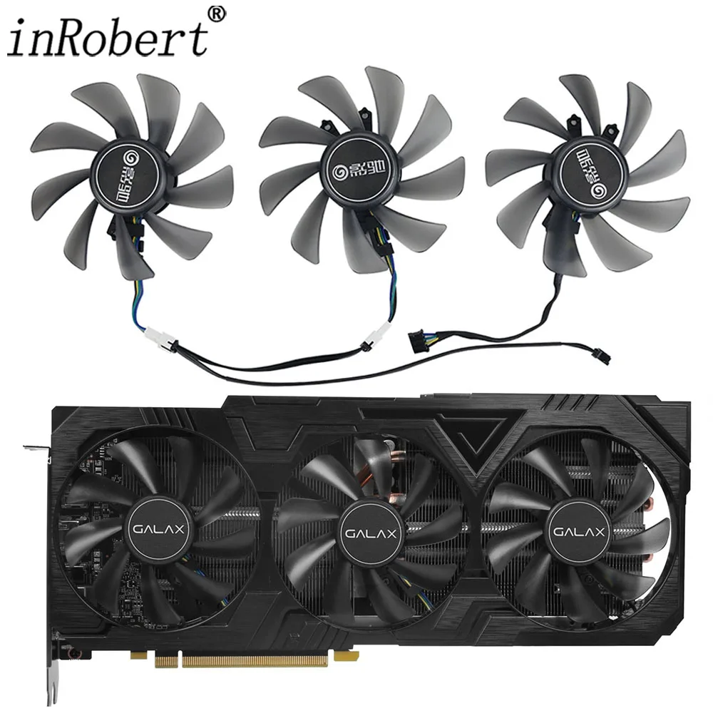 

85MM FD9015U12S RTX2070 Video Card Fan For GALAX GeForce RTX 2070 Super EX Gamer Black Edition Graphics Card Replacement Fan