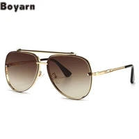 boyarn punk border oculos new modern retro garden frame sunglasses ins wind street big brand toad mirror