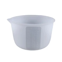 silicone resin mixing pouring cups 600ml reusable resin measuring cups flexible resin mixing cup easy to clean