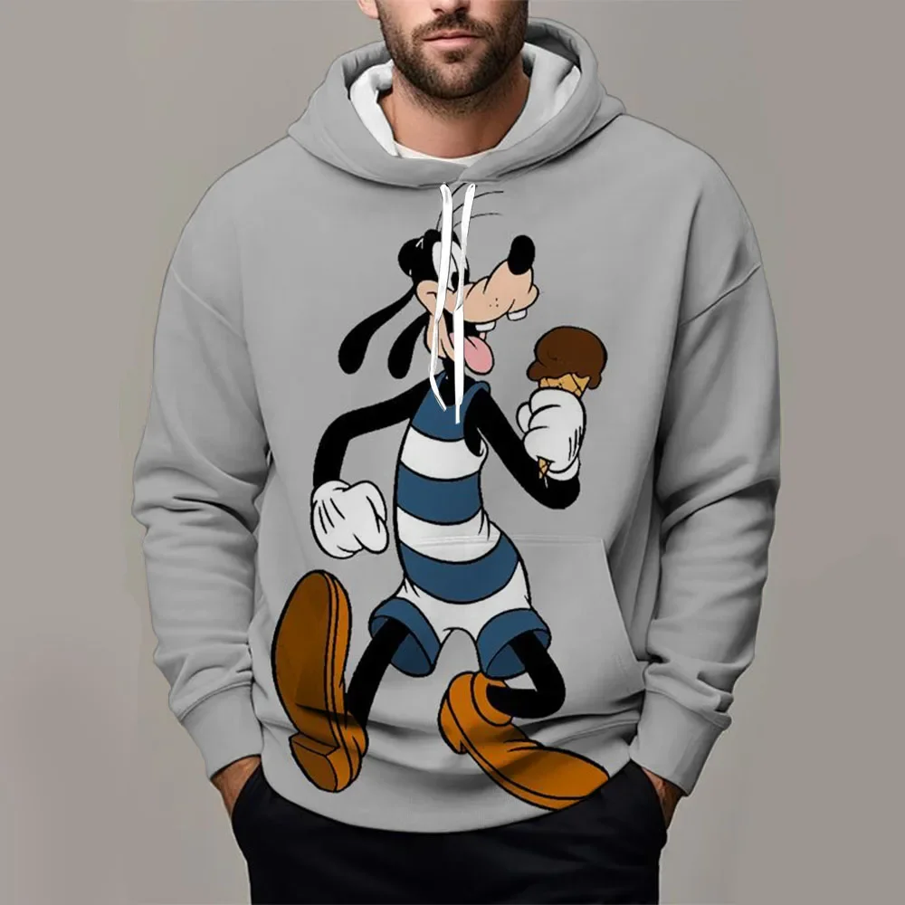 Новинка 2024 мужская толстовка с героями мультфильмов Диснея 3D принтом Плуто