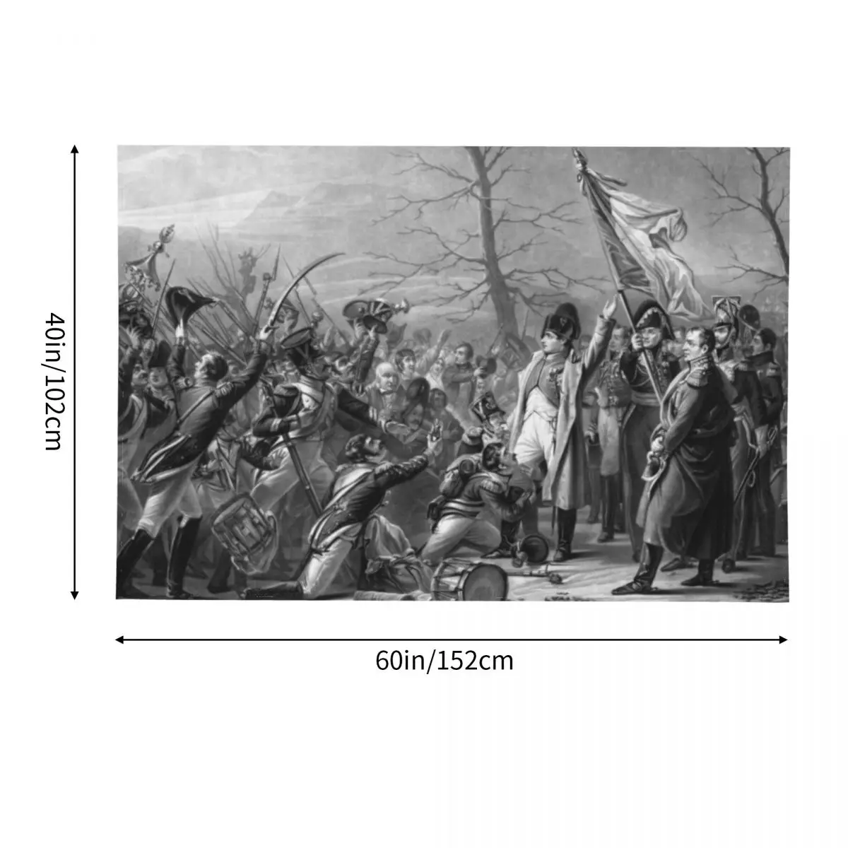 Наполеон возвращается из Эльбы гобелены украшения для комнаты спальня дизайн