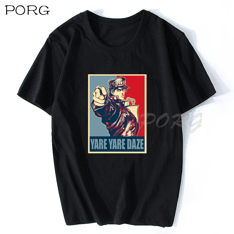 

Yare Yare Daze Jojos Bizarre Adventure Vintage Joestar Joseph T Shirt Sale Cotton Pop Boy Cotton Men Shirts Anime Shirt