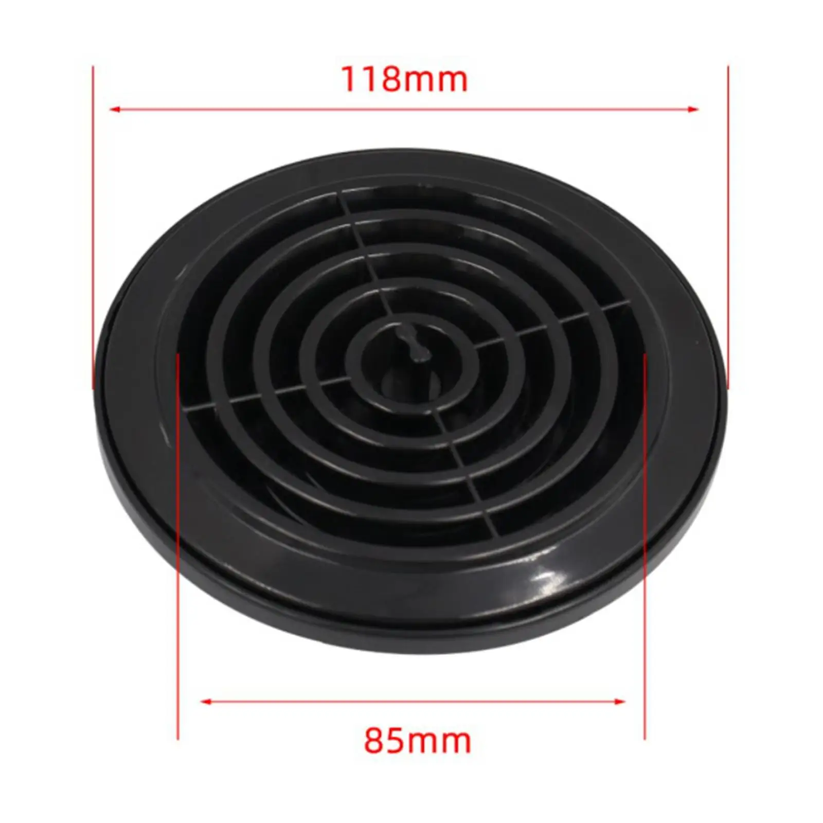 

Air Conditioning Outlet Vent Round Side A/C Heater 118mm Ventilation Louver Grille Cover for Yacht Boats Car RV Bus ABS