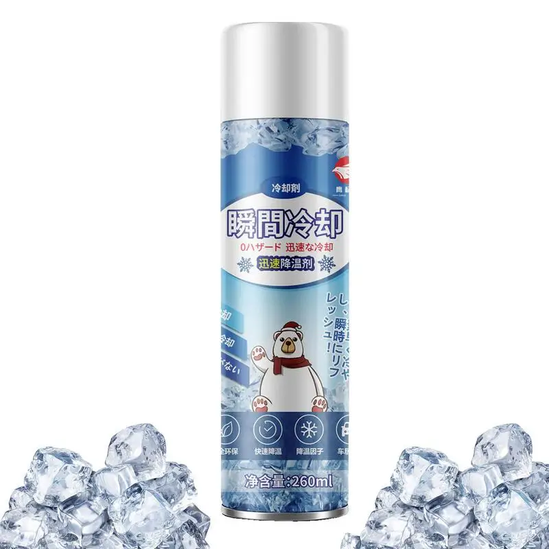 

Cooling Spray Mist Freeze Spray For Car And Body Portable Coolant For Summer Body Relief Relieves Sports Injury Chilling Spray