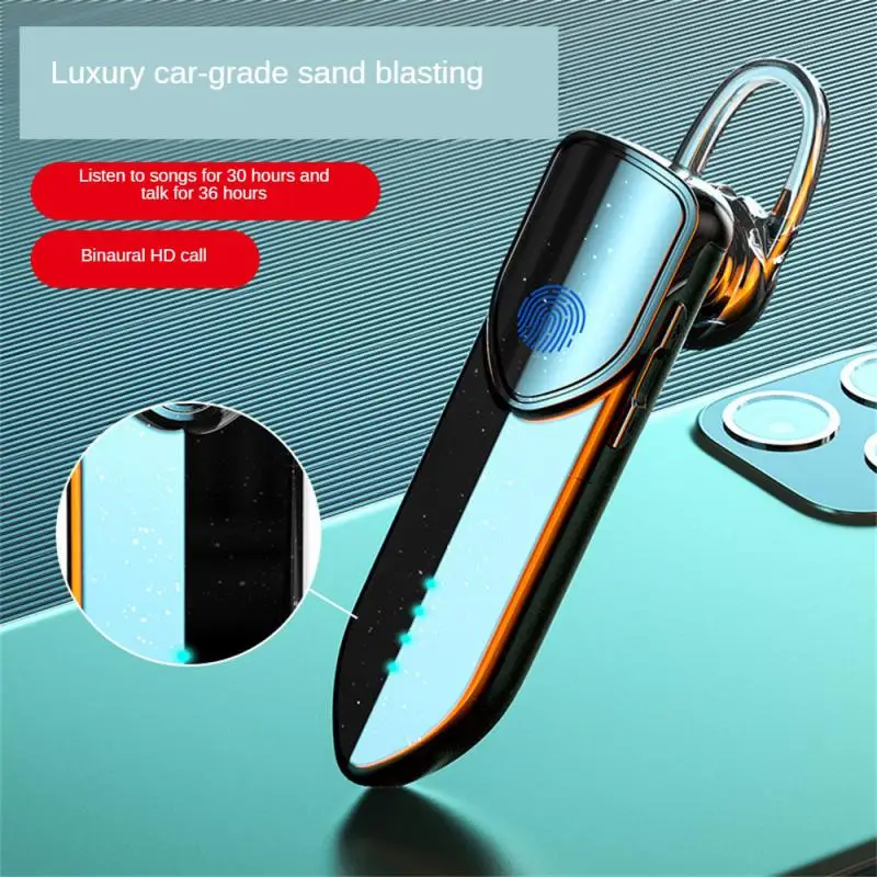 

No Longer Constrained Headphones Mini Body Earphones Easy High Battery Super Long Standby Casual New Fingerprint Touch