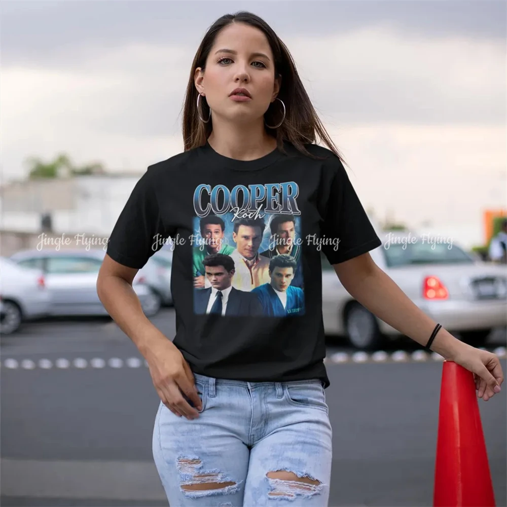 Винтажная футболка Cooper Koch Bootleg рубашка с американским актером из фильма ужасов в