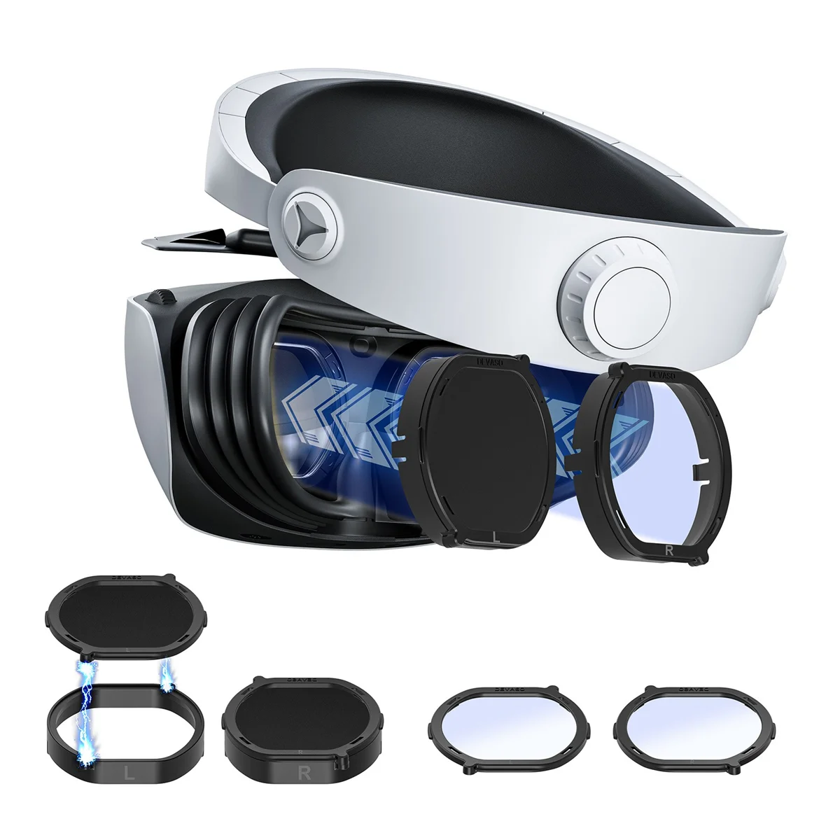 

Линзы VR по рецепту для линз PS VR2, линзы для близорукости, защита от синих очков, быстрая разборка, защитная оправа для PSVR2, детали