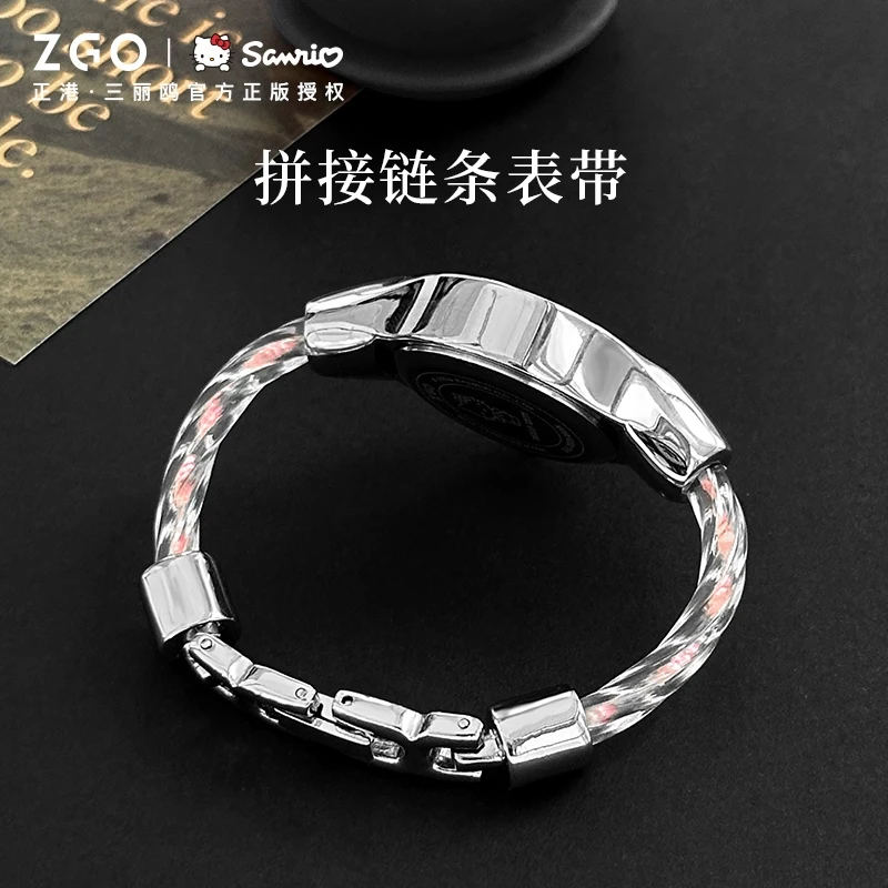 ZGO X Sanrio HelloKitty Женские Кварцевые Наручные Часы В Стиле Ретро С Креативным