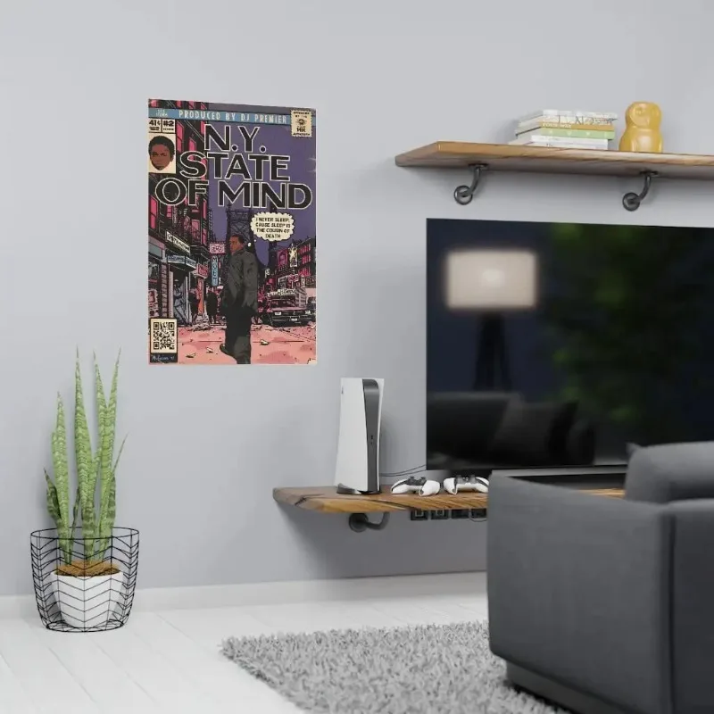 Винтажный плакат MF Doom Comics художественный принт на холсте без рамы распылительная