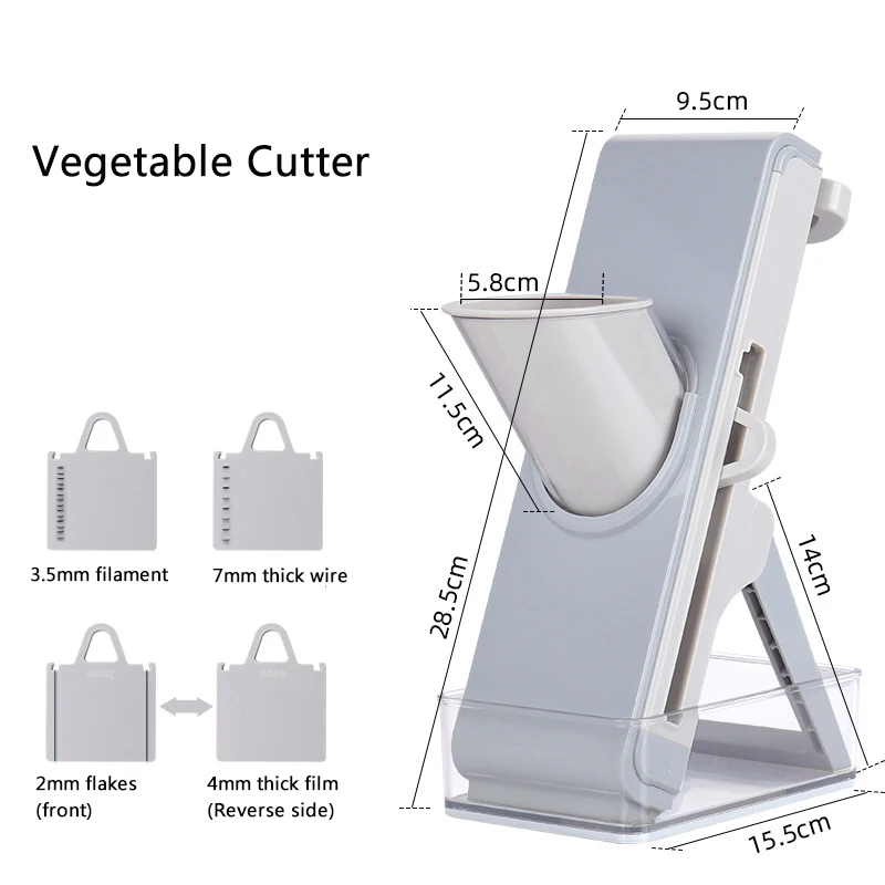 Многофункциональный ручной резак мандолин безопасный для резки овощей