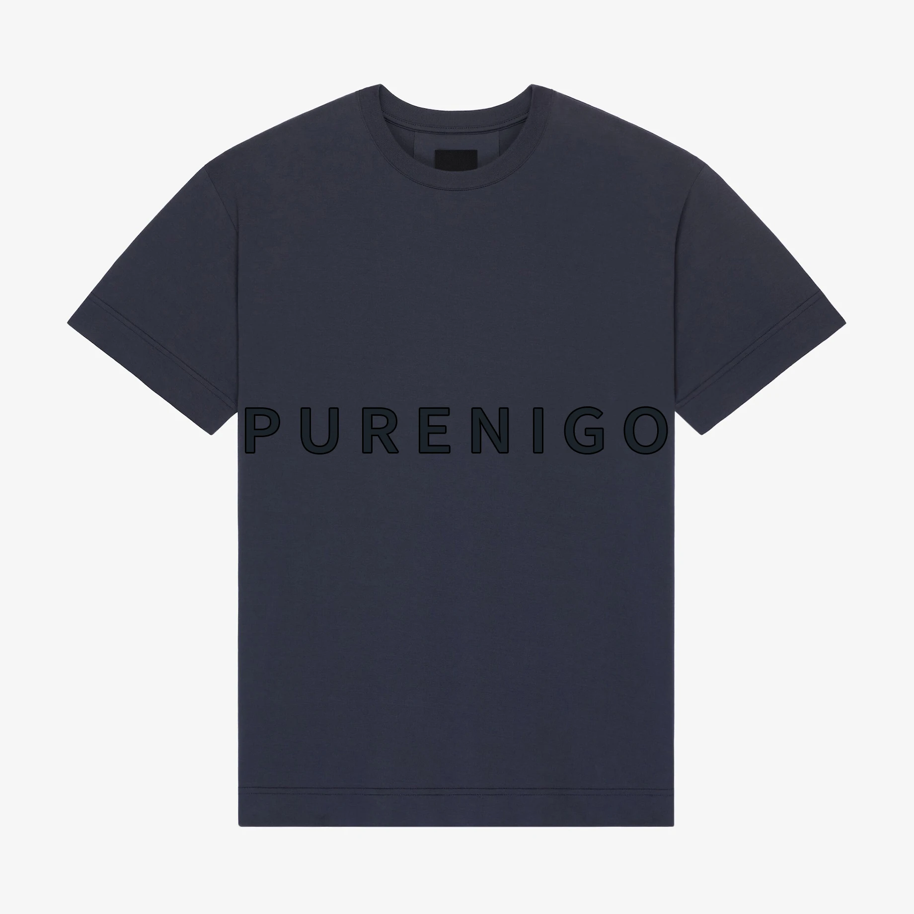 

EDGO Letter Embroidered Slim-Fit T-Shirt #edgo4269 1 order