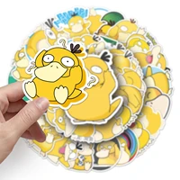 50pcs pokemon da duck graffiti stickers kawaii cartoon anime stickers diy skateboard phone suitcase decoration designer stickers