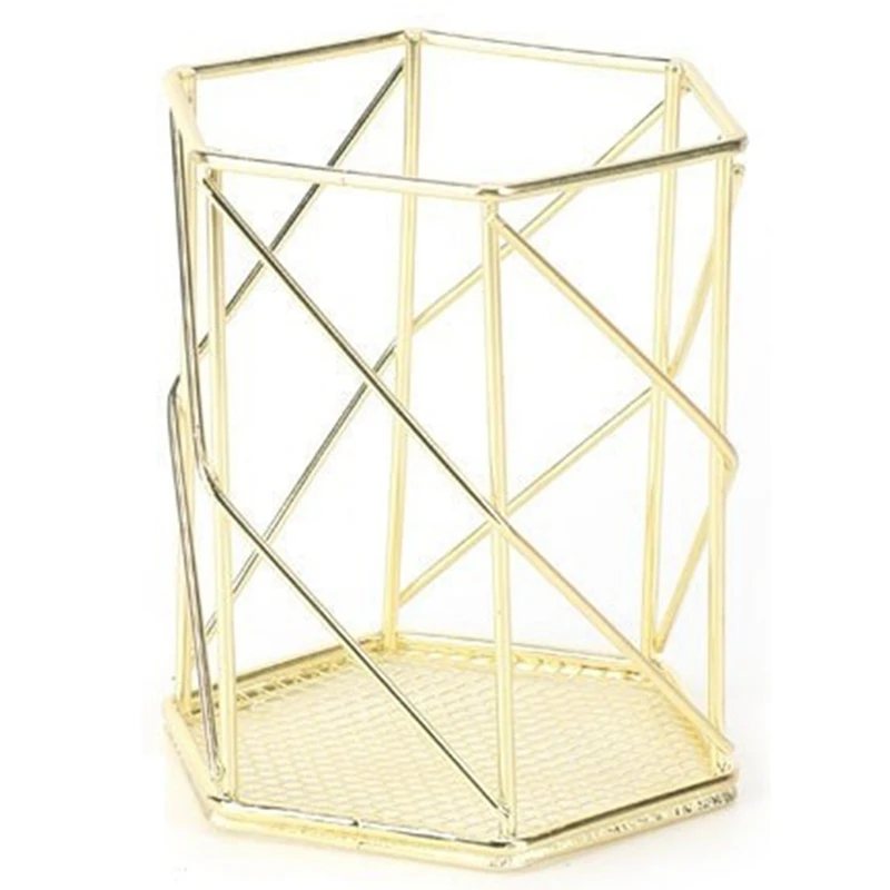 

Настольный держатель для ручек, держатель для кистей для макияжа, металлический держатель для ручек