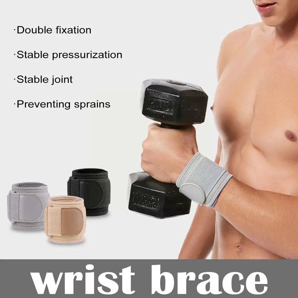 

Wrist Brace Adjustable Soft Wristbands Wrist Support Bracers For Gym Sports Wristband Carpal Protector Wrap Band Strap L3V9