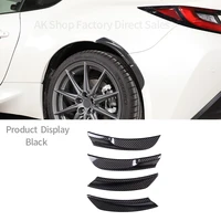 for toyota 86 subaru brz 2022 rear wheel eyebrow trim panel cover fender sticker real carbon fiber car exterior accessories