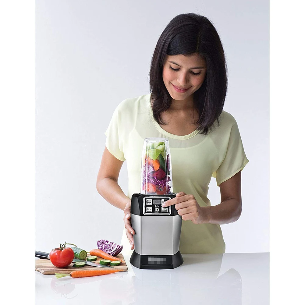 Крышка чашка 32 унции и лезвие с 7 ребрами для совместимых блендером Ninja Auto IQ 1000 Вт