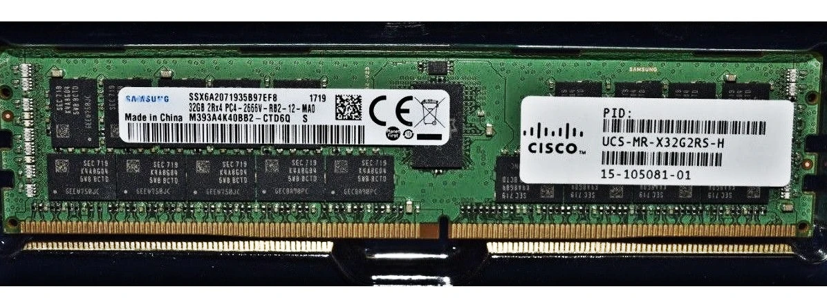 

RAM 32GB 2Rx4 PC4-2666V-RB2 DDR4 Серверная память UCS-MR-X32G2RS-H